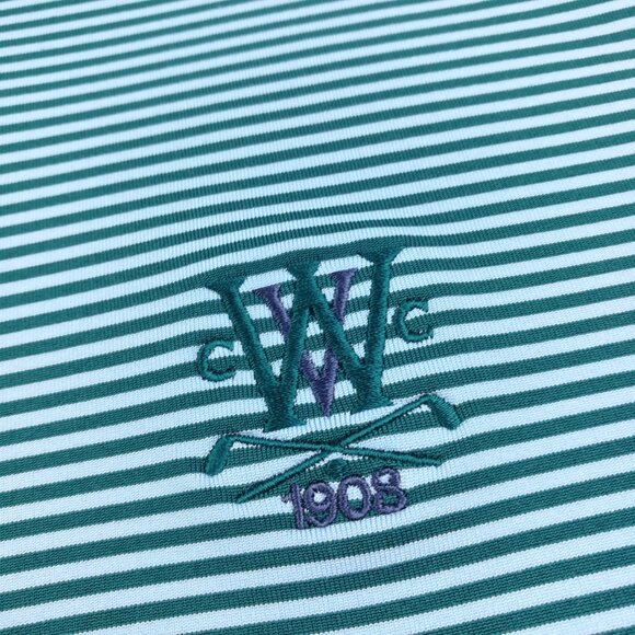 Greyson Whitemarsh Valley Country Club Polo Shirt Performance Mens Large *Flaw - Picture 3 of 12